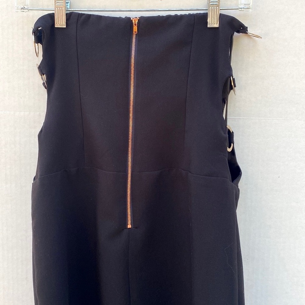 Princess Polly Womens Size 4 strapless black Tyla mini dress cutout sides - Picture 7 of 9